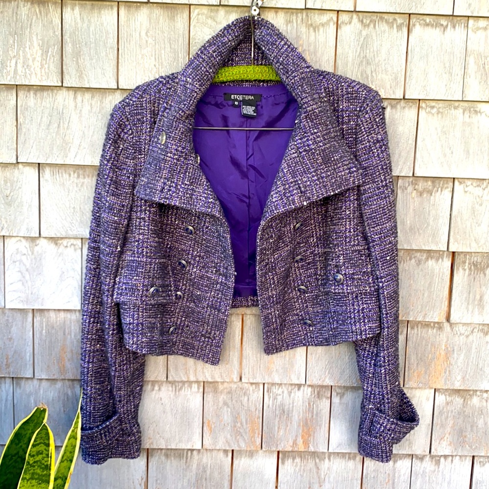 Etcetera Tweed cropped blazer